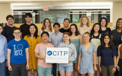 CITP’s Public Interest Tech Fellows Meet Face-to-Face and Share Fellowship Experiences