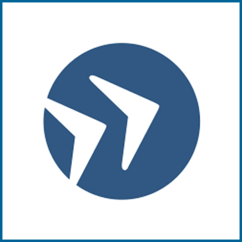 CITP blue button logo with blue frame